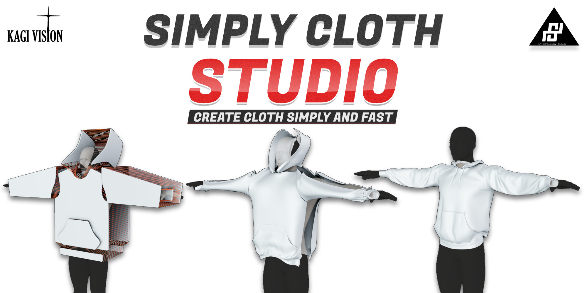 Blender布料模拟插件 Simply Cloth studio 1.0