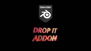 Blender自动放置到地面插件 Drop It